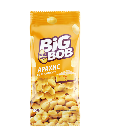 Арахис ТМ "BIG BOB" со вкусом сыра 50г